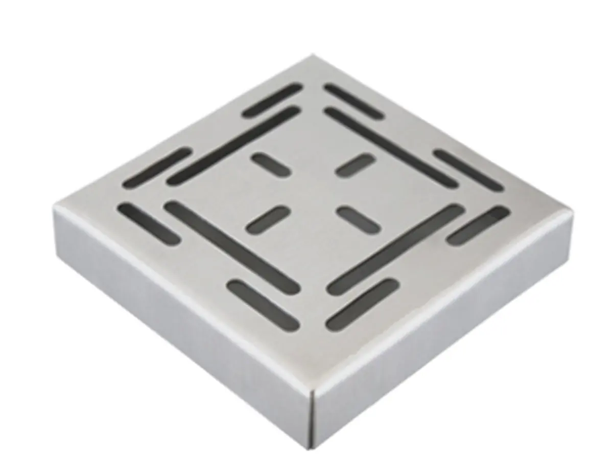 Tapa de acero inoxidable para canal de drenaje