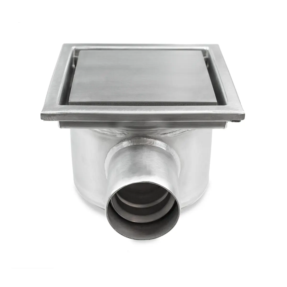 Desagüe de suelo lateral con cubierta de placa