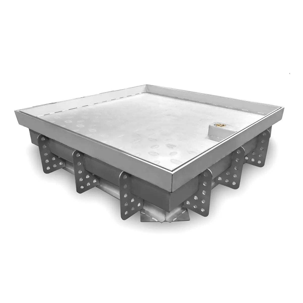 Tapa de inspección profesional de acero inoxidable con cubierta para adoquines o concreto