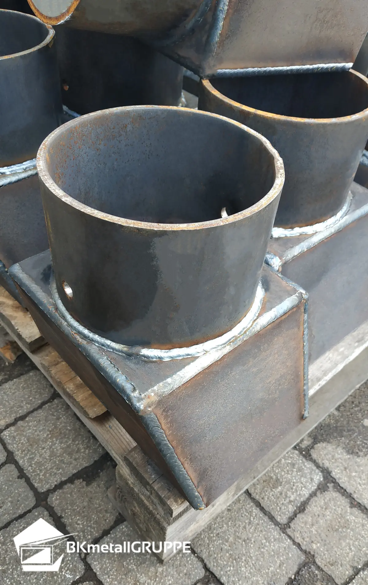 Productos cortados y soldados de acero al carbono