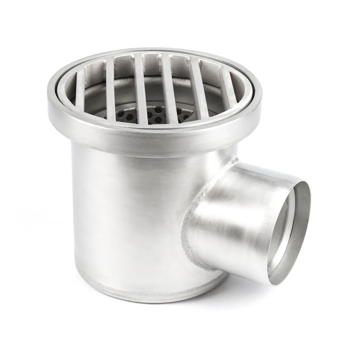 Desagüe de suelo redondo profesional de acero inoxidable con tapa resistente
