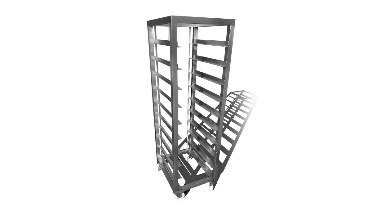 Carro de transporte de acero inoxidable