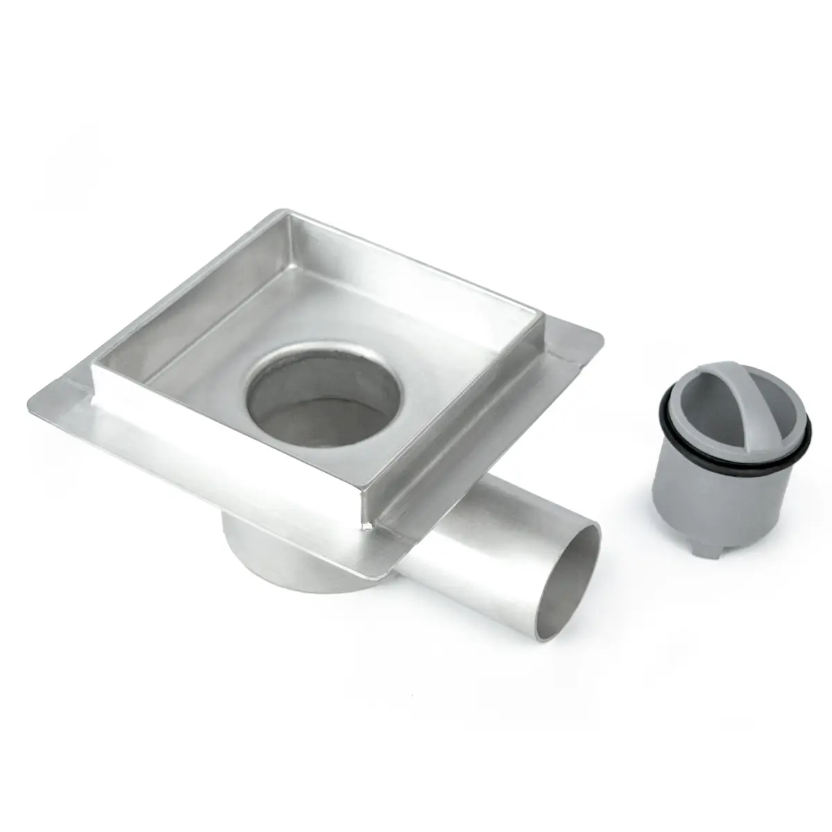 Desagüe lateral de acero inoxidable para ducha