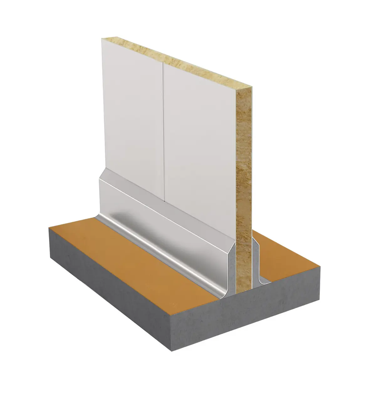 Zócalo de acero inoxidable Clip-On