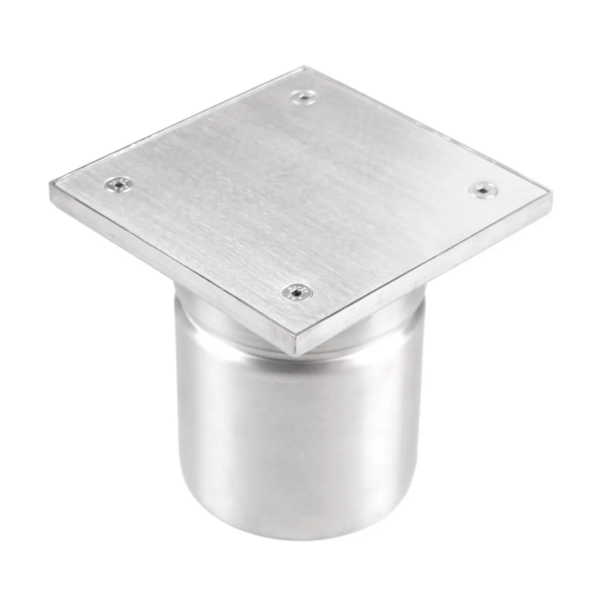 Inspección vertical de acero inoxidable con tapa de placa