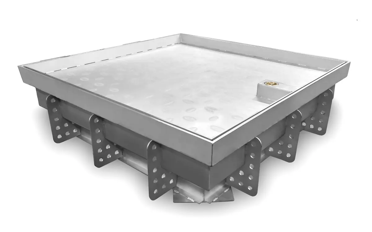 Tapa de inspección de acero inoxidable con tapa para revestimiento de piedra decorativa